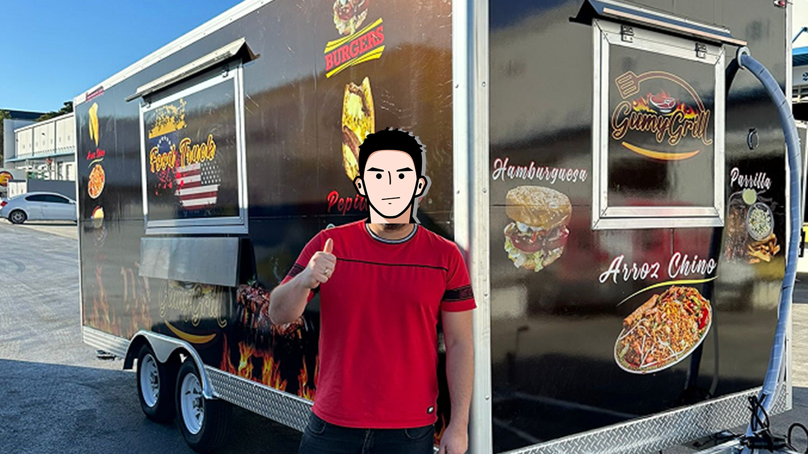 Hình ảnh xe tải thực phẩm từ Hoa Kỳ.