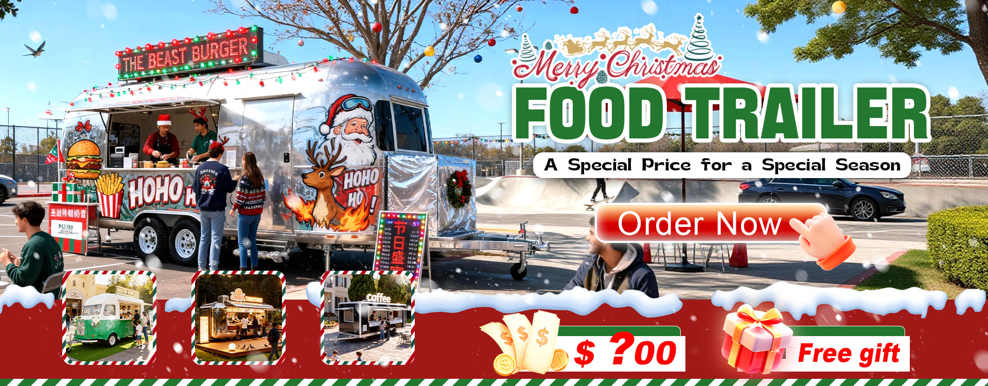 Nhà sản xuất xe kéo thực phẩm