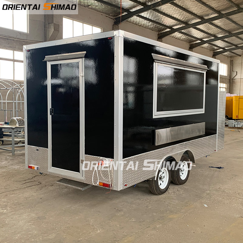 Trailer thực phẩm sợi thủy tinh