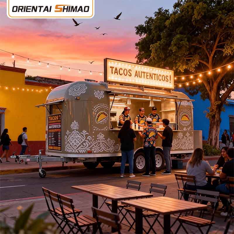 Xe kéo phục vụ thực phẩm