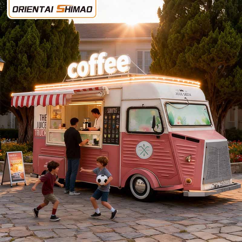 Xe kéo thực phẩm được trang bị đầy đủ