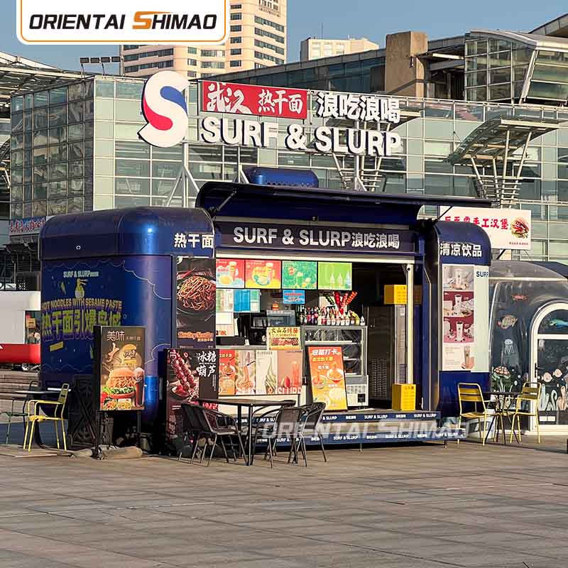 Thực phẩm Van Xe tải thực phẩm đã qua sử dụng Cần bán Nhà bếp di động Phục vụ thực phẩm Trailer Xe tải thực phẩm