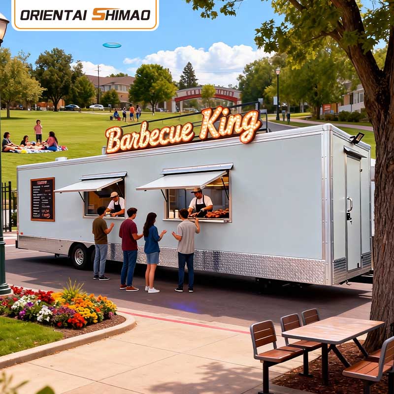 Xe bán kem Gelato Món tráng miệng Churros Dịch vụ ăn uống di động Xe kéo thức ăn Dịch vụ đường phố Xe tải thực phẩm