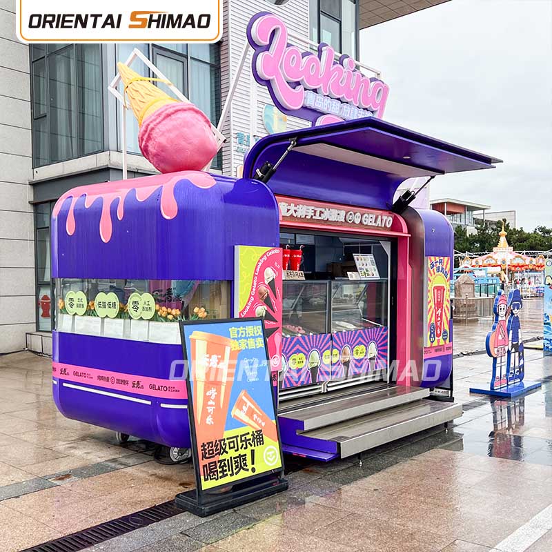 Xe tải thực phẩm kem