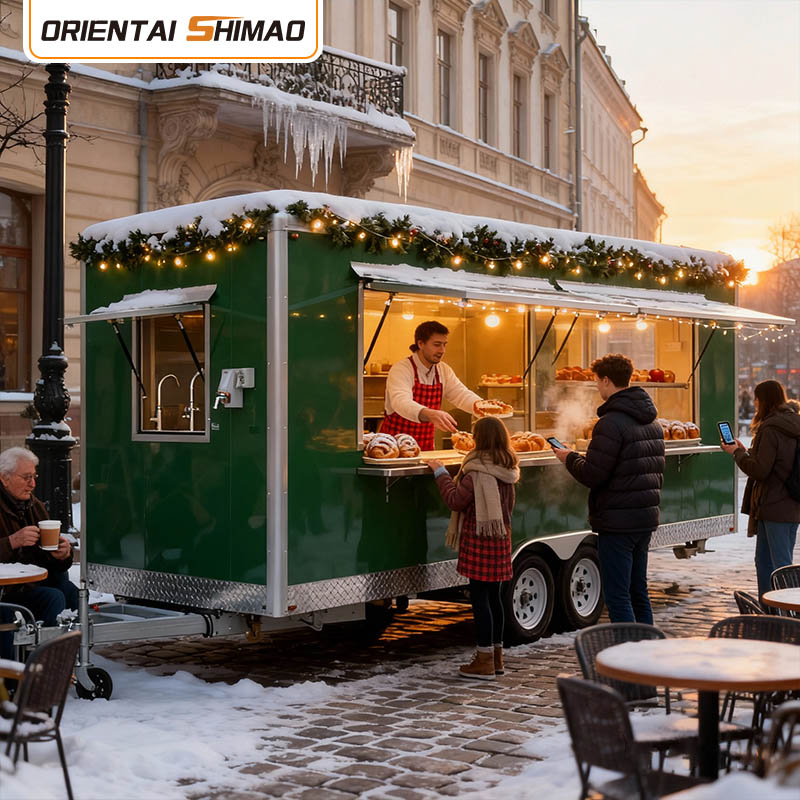 Trailer đồ ăn quán bar di động