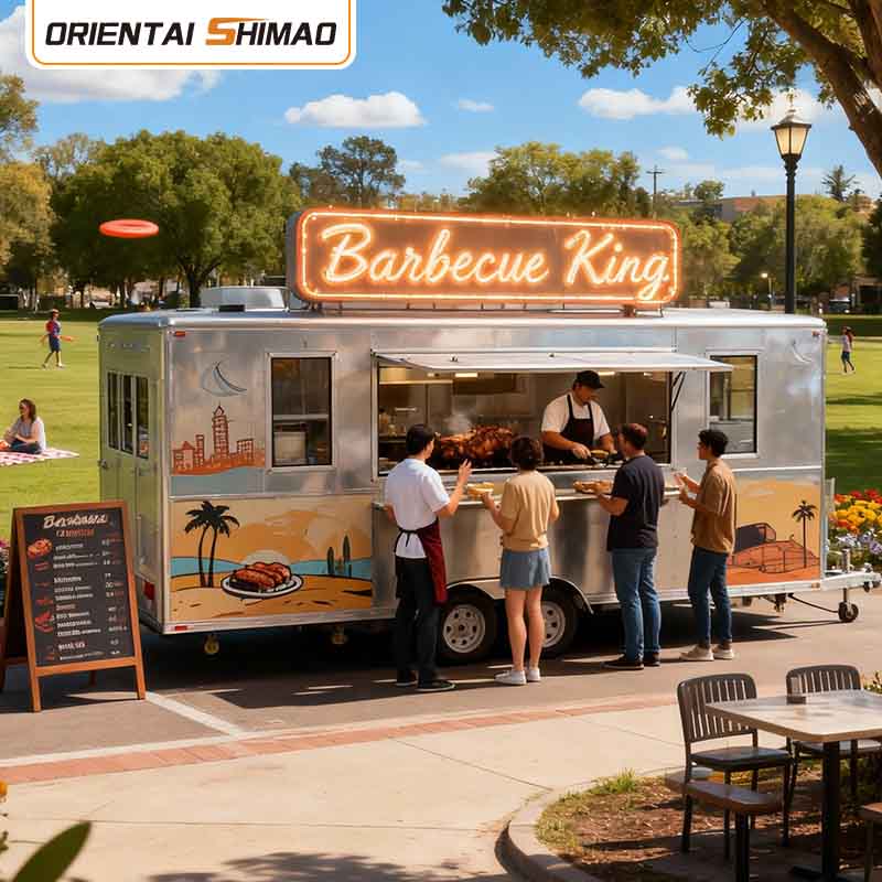 Trailer xe tải thực phẩm di động