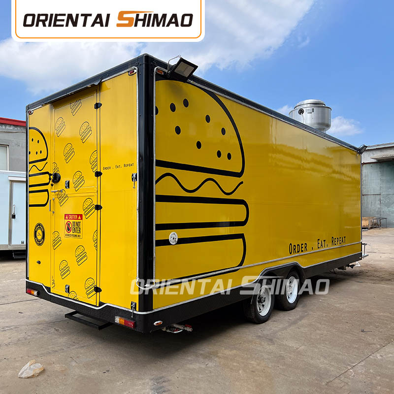 Trailer đồ ăn BBQ chợ đêm