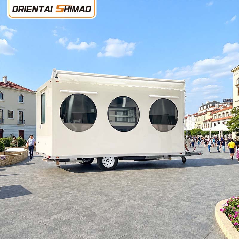 Xe đẩy thức ăn vuông có bánh xe