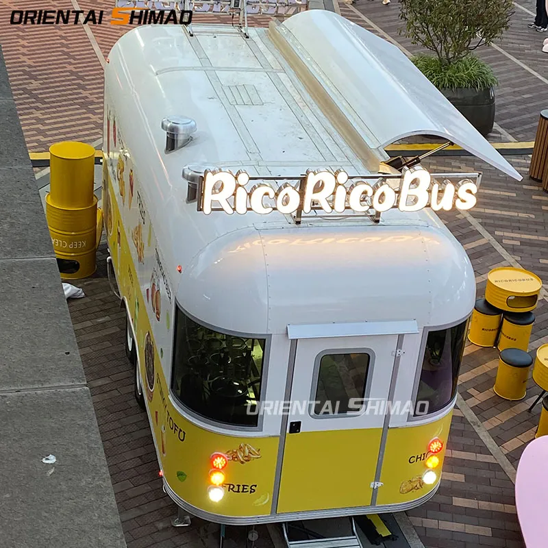 trailer thực phẩm đường phố airstream